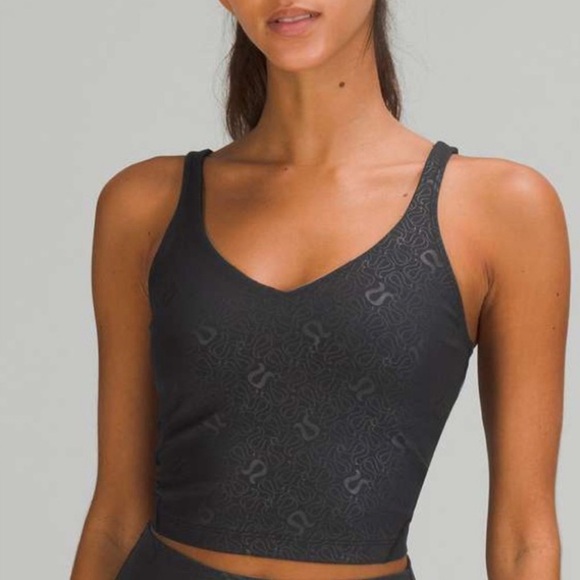 lululemon athletica Tops - Lululemon Black Align Top With Logos